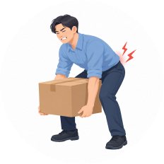 무거운 물건을 자주 드는 분