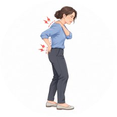 자세 불균형으로 통증이 반복되는 분